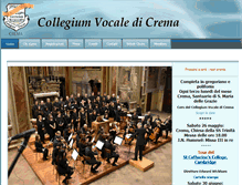 Tablet Screenshot of collegiumvocale.it